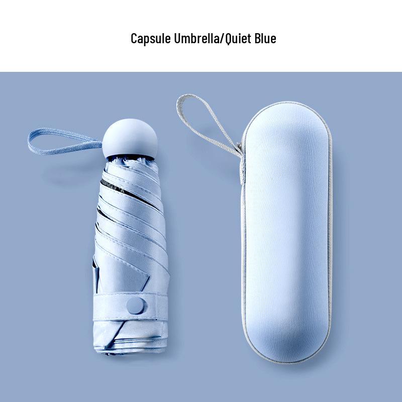 Ultralight Five-Fold UV Protection Compact Umbrella for Sun & Rain