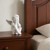Cute Winged Statue Resin Figurine Indoor Outdoor Ornament for Garden Lawn Yard Nightstand Desktop