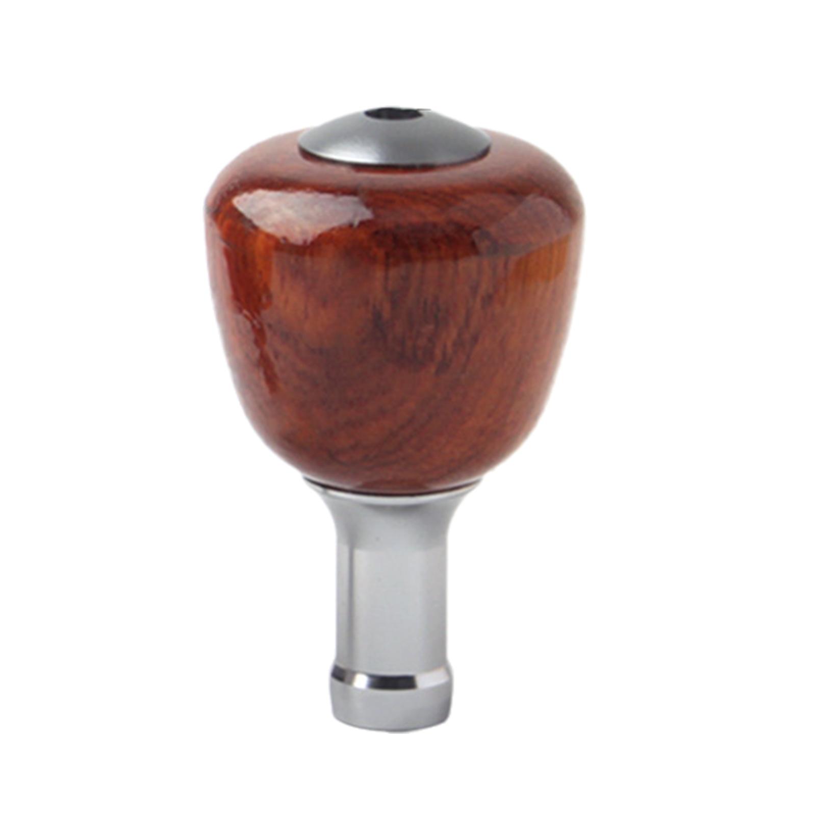

Solid Wood Fishing Reel Knob Handle Grip Accessories Fishing Reel Rocker Arm Knobs Reel Handle Knob Fishing Rocker Part