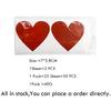 7*5.8CM 50 STK Rubbelaufkleber Selbstklebend Abziehen und Aufkleben DIY Etiketten Rubbellos Aufkleber Herz Rubbelaufkleber