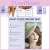 Eelhoe Violet Flower Body Spray With Refreshing And Soft Floral Fragrance For Enchanting Scent