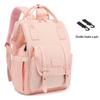 Zaino Multifunzione Mamma Volpe Senza Preoccupazioni - Grande Capacità, Borsa alla Moda per Uscite di Mamma e Bambino.