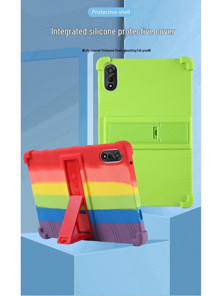 Blackview Mega 2 Tablet Case 2024, 12" Drop-proof Silicone with Stand