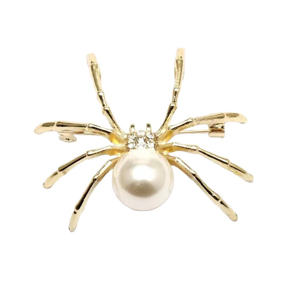 European Spider Brooch: Cute, High-End, Retro Animal Pin Accessory