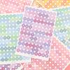 4 Sheets Alphabet Planner Journal Decorations Sticker Stationery