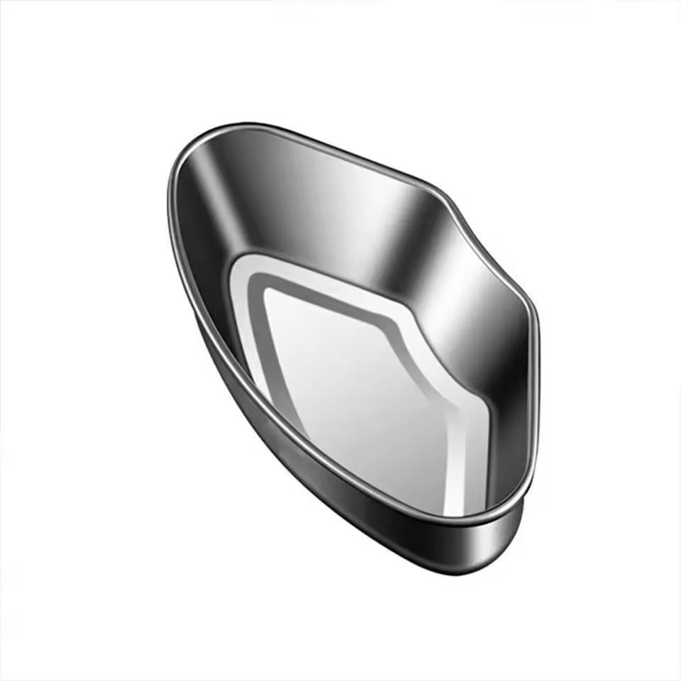 

1PC Stainless Steel Fan Shaped Steaming Plate Multifunctional Vegetable Boxes With Cover Fresh-keeping Box Divided Steaming Pot