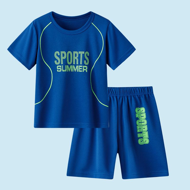 2023 Summer Boys' Quick-Drying Basketball Sports Suits for Students