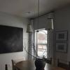 Brass Elegance with Linen Shade: A Timeless Chandelier for Distinctive Spaces