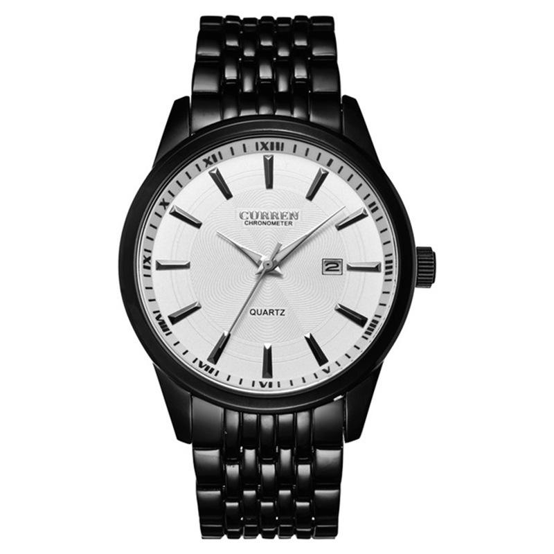 Curren 8052 Men s Quartz Calendar Steel Band Watch