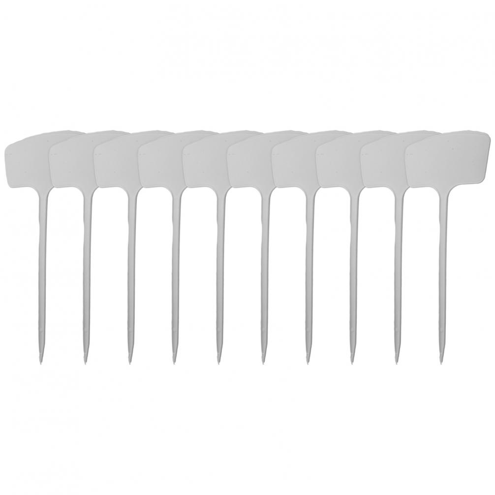 Plant Markers Blank Labels Stakes Tags Identifier Soil Border Pot T Type Garden