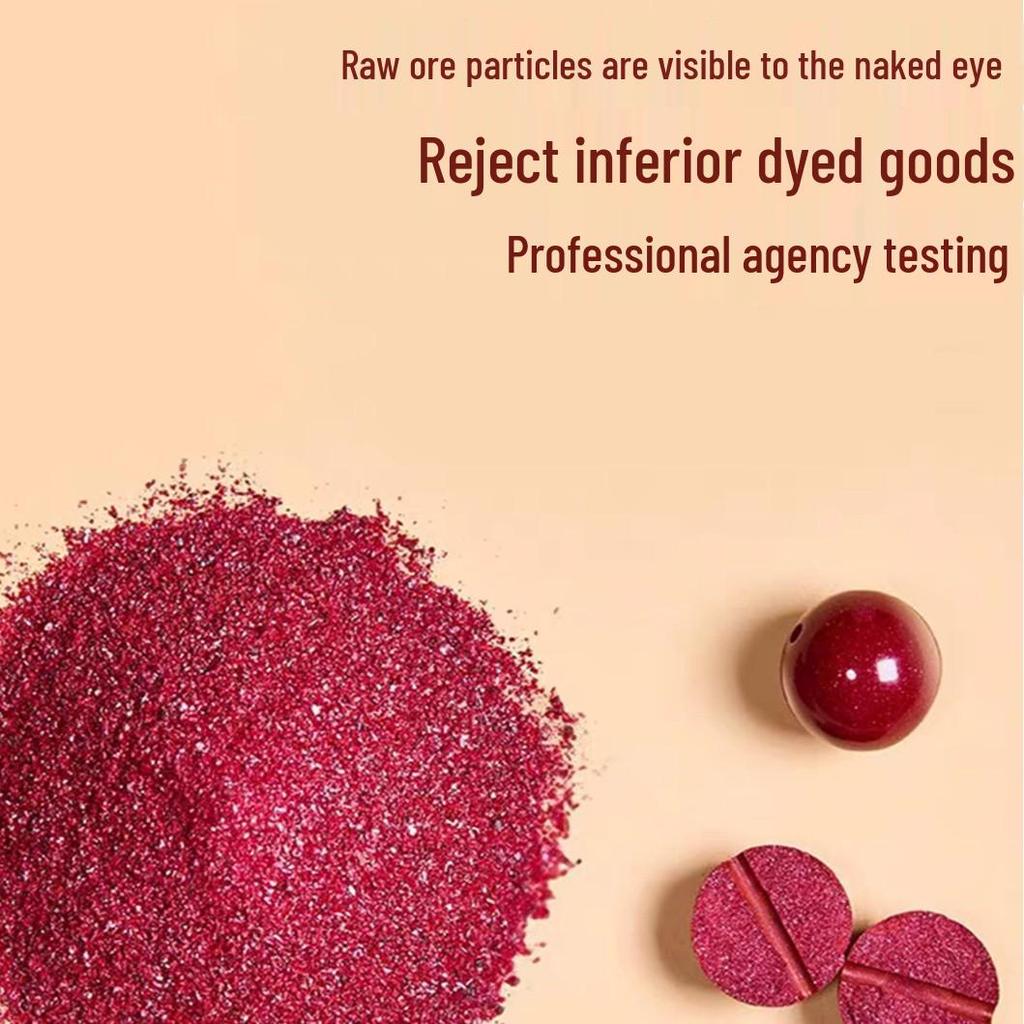 Huihao Cinnabar Beaded Agate & Purple Gold Sand Wealth Bracelet