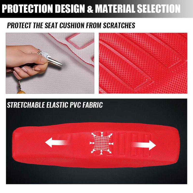 For Honda Yamaha KTM CRF EXC YZ KXF LTZ Motorcycle Accessories Seat Cover Universal Seat Cushion Cover PVC Waterproof Dirt Bike
