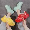 Breathable Female Vulcanized Shoes Women's Autumn Sneakers Fashion Lace Up Woman Running Shoes Cushioning Casual Shoes