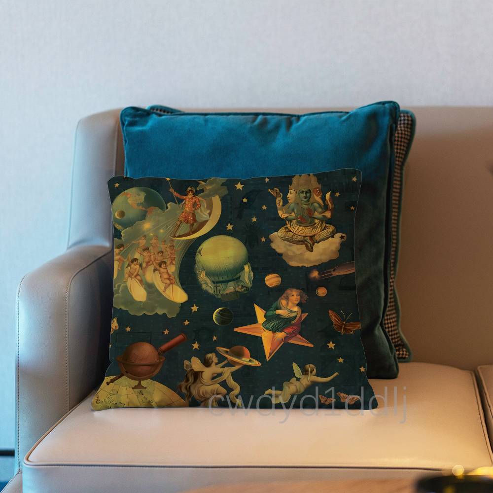 

SSmashing Pumpkins Band Pillowcases Cute Funny Pillow Case For Wedding Party Home Decor Comfy Pillow Cover 30x30cm