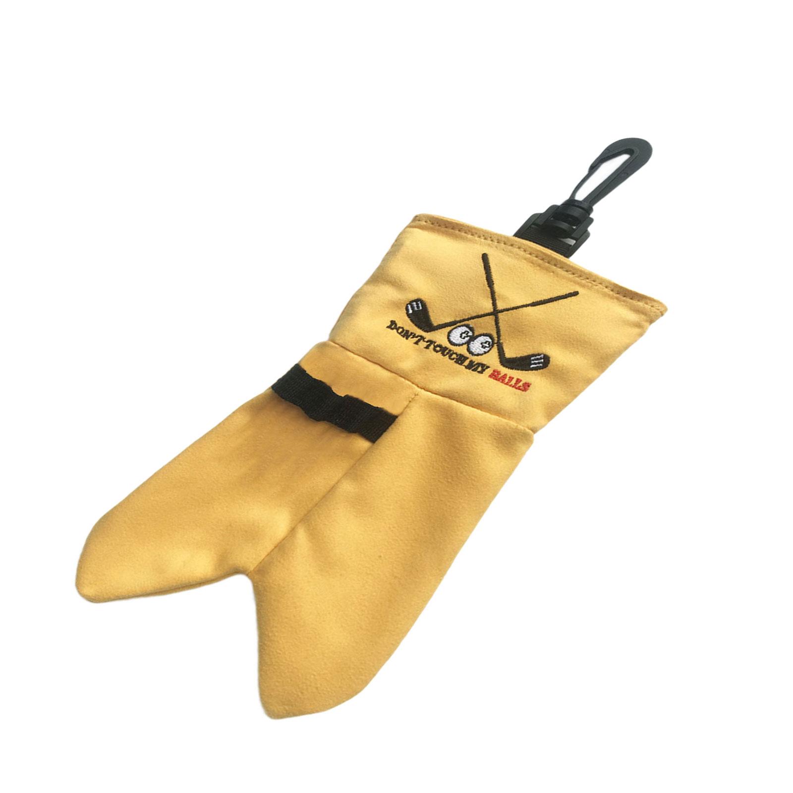 

Golf Ball Storage Bag Portable Golf Ball Carrier Pocket Holder Case Waist Bag Funny Golf Accessories Sacks for Men Women B