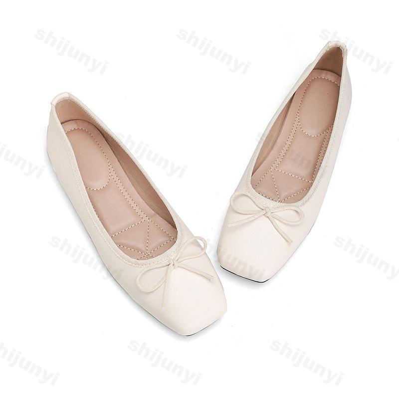 Women Casual Shoes 2025 Spring Autumn New Bow Knot Vintage Fashion Single Shoes Lightweight Comfortable Non Slip Mary Jane Shoes