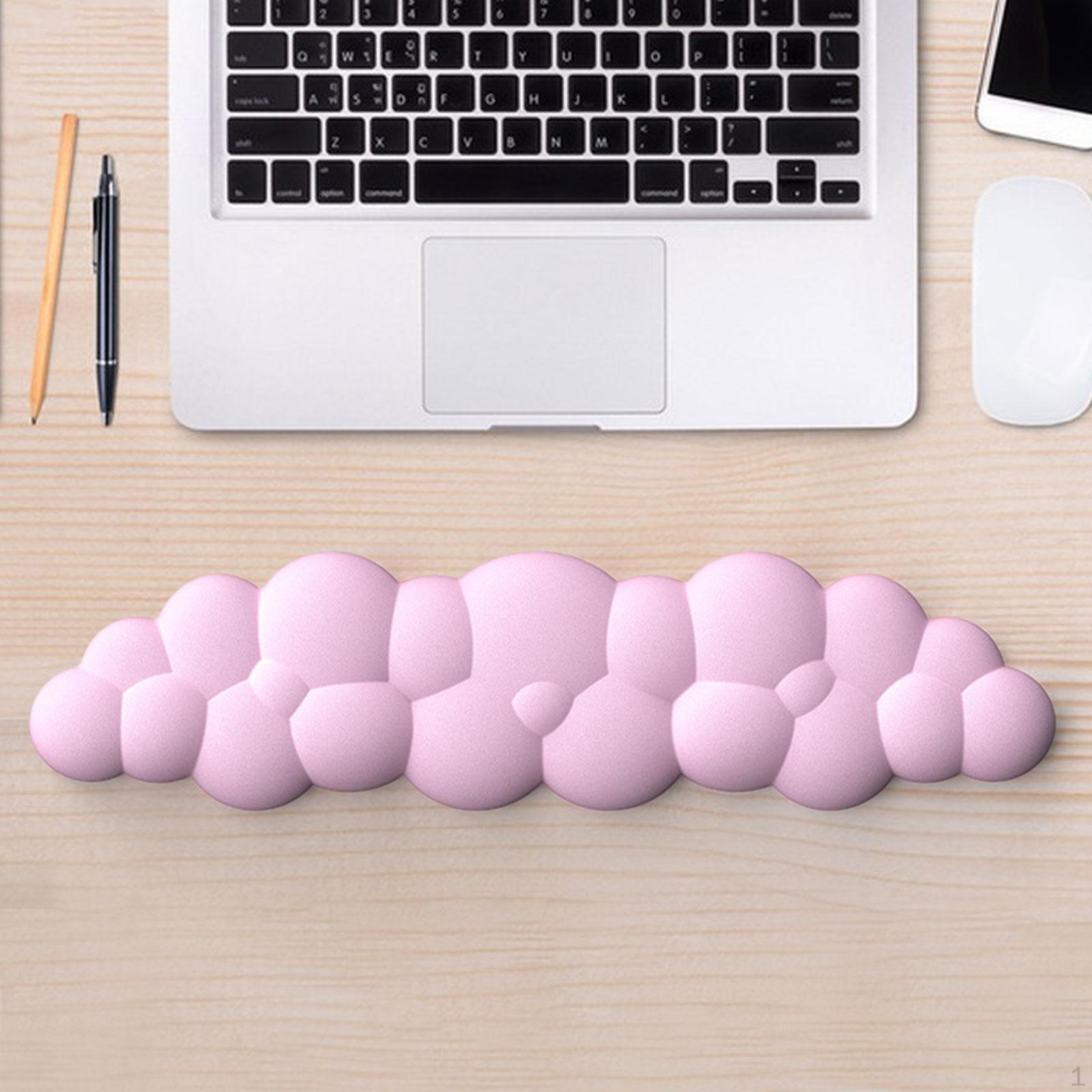 

Держатель для клавиатуры, настольный коврик, прочная, удобная, сенсорная, эргономичная подставка для запястий для ноутбука розовый