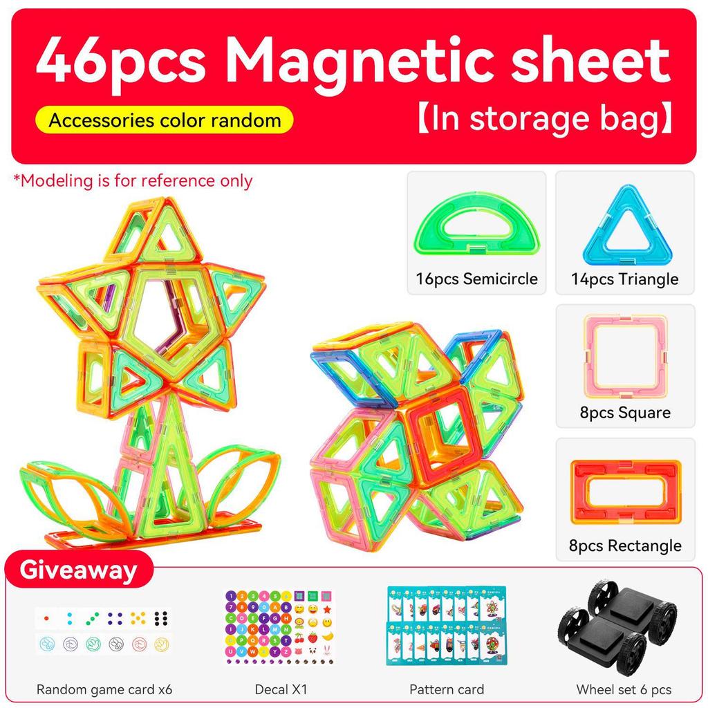 Magnetic Dinosaur Scene Building Blocks - Educational Toys for Boys Ages 3+