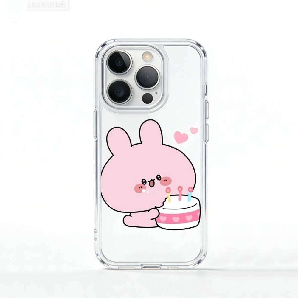 C-Cute A-Asamimichan Phone Case For iPhone 17 16 15 14 13 12 11 Mini Pro Max Plus Transparent Cover