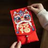 Chinese New Year 2025 Red Pocket Spring Festival Lucky Red Pockets Fabric Red Envelop  New Year