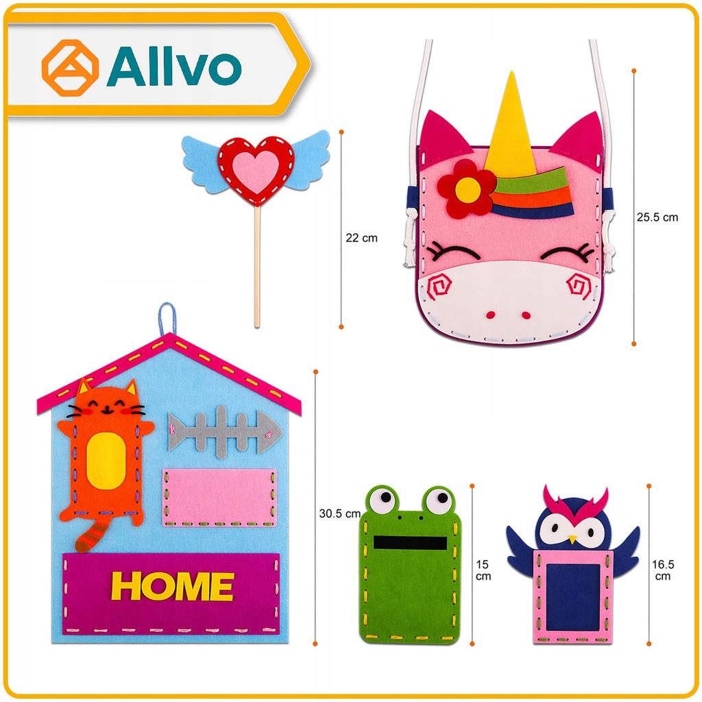 [PACZA] DIY Felt Sewing Kit for Kids Z3357