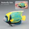 Set di Action Figure Modello Animali Marini - Pesci Oceanici Tonno Pesce Vela Persico Cernia Salmone PVC Giocattolo Educativo per Bambini