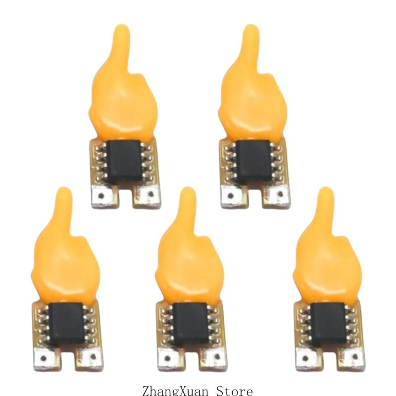 5Pcs LED Flashing Lights Party Decoration Light Bulb Accessories 3XUF