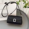 Niche design simple small square bag women's new high-end simple shoulder bag commuter messenger bag