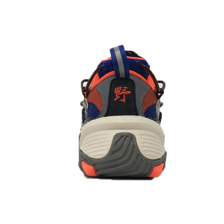 Li Ning Cat Paw Fashion Cushioning, Wear Resistant Low top Sports Casual Shoes Men's Royal Blue Gray AGLQ013-10