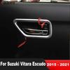 For Suzuki Vitara Escudo 2015-2017 2018    Matte Car ide Inner Door Handle Bowl Cover Trim Interior Accessories
