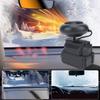  Portable   Defogger, 12000mAh Battery Powered Space Heater Electric Tricycle Car Heater with 2 Speed Levels and 2 X USB Output, ABS  