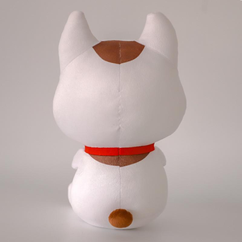 Dandadan Anime Lucky Cat Plush Toy - Kawaii Mascot Doll Holiday Gift For Fans Cute Stuffed Animal With Charm Decor Soft Collectible Good Fortune Cat