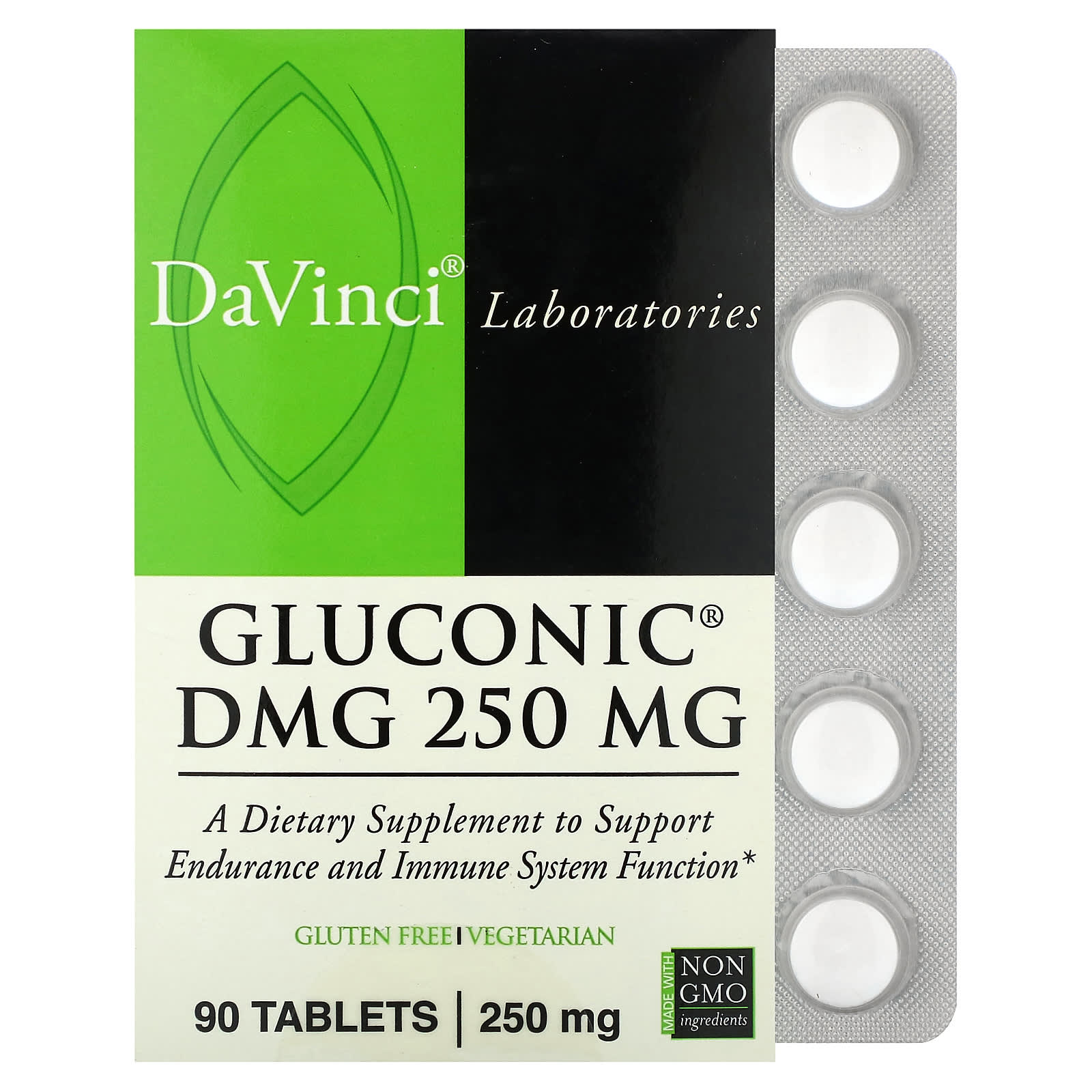 

Gluconic Dmg, 250Mg, 90 Tablets
