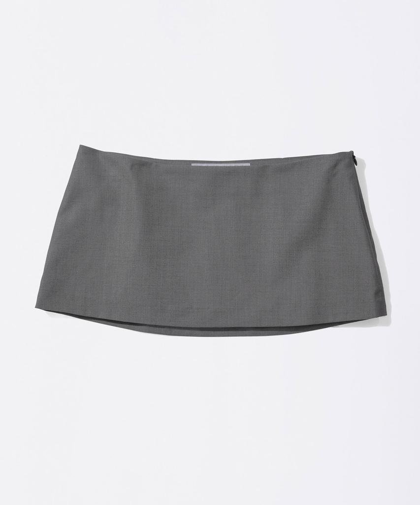 Sculpter Good Girl Micro Skirt Gray