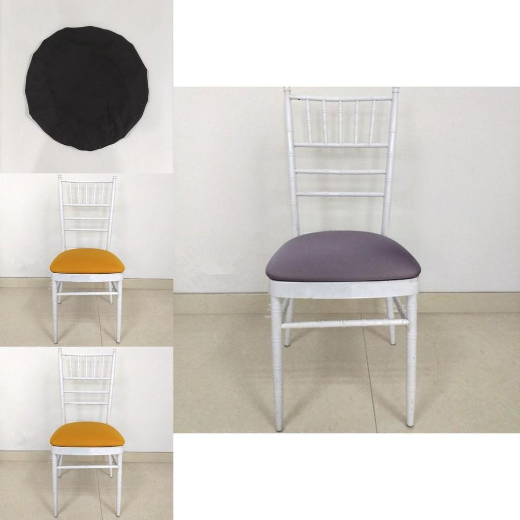 Strapazierfähiger Polyester und Elasthan Abnehmbarer Elastischer Stretch Stuhlsitzbezug in verschiedenen Stückzahlen