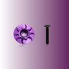 28.6mm Multicolor Bicycle Headset Top Cap MTB Road Bike Stem Cover with Screw Fork Head Tube Cover Ultralight Aluminium Alloy