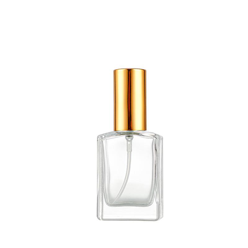 High-Grade Square Glass Perfume Bottle with Screw Cap, Available In 30ml and 50ml, Ideal for Decanting.