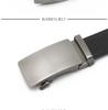 Men's Genuine Leather Automatic Buckle Belt - Versatile Two-Layer Cowhide for Middle-Aged and Young Fashion.