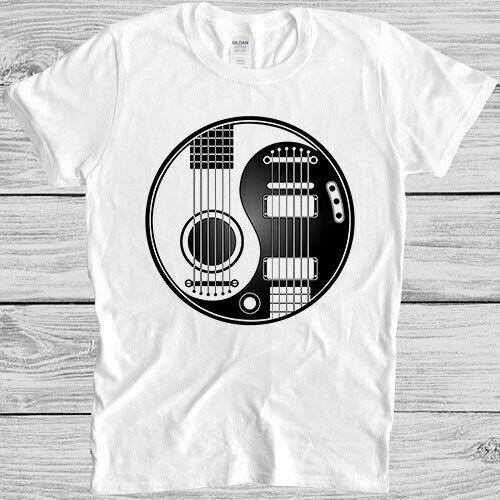 

Ying Yang Guitar Guitarist Parody Electric Funny Saying Cool Gift T Shirt 4038 M