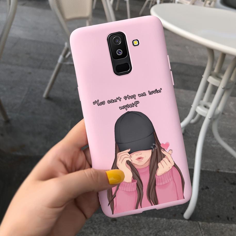 For Samsung A6 Plus 2018 Case Original Butterfly Silicone Funda Soft Protective Cover For Samsung Galaxy A6 2018 A6+ A6Plus Capa