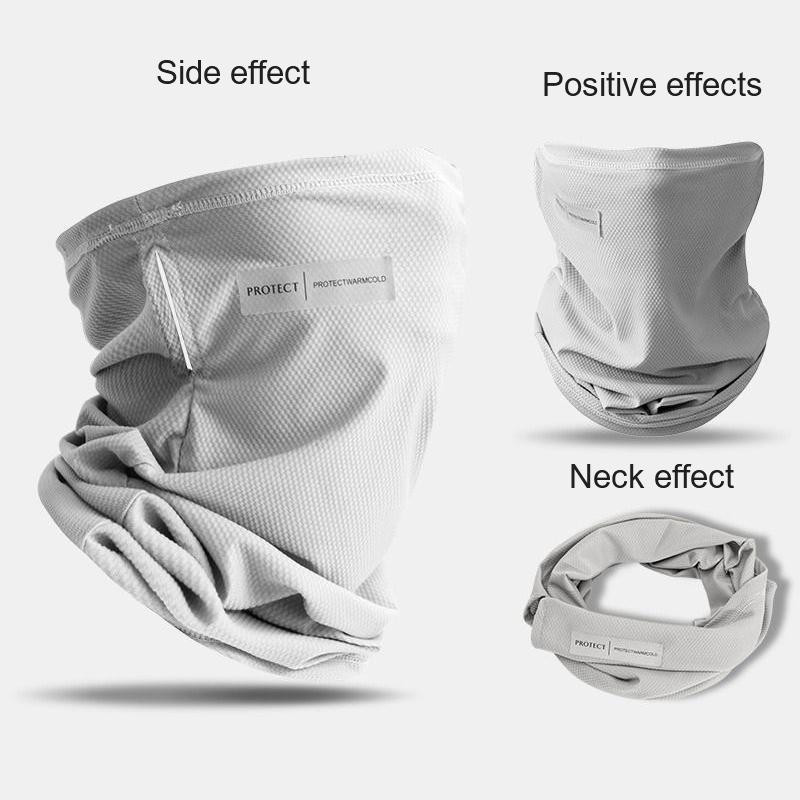 1 Pair Sunscreen Arm Covers UV Resistant Face Masks UPF50 5-degree Body Feel for Outdoor Cycling and Basketball Sports