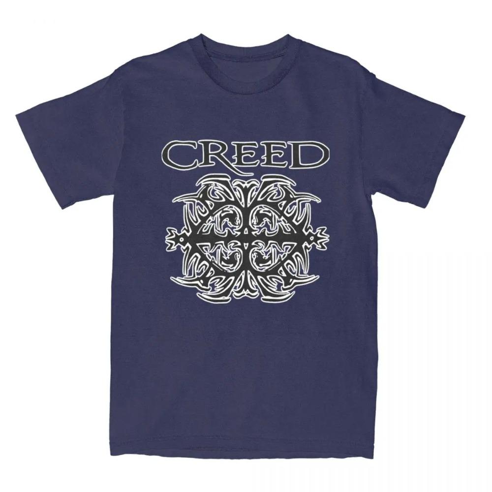 Men Women's Creed Band Logo Shirt Apparel Novelty  Vintage 90s Rock T Shirts Tee Clothing New Arrival