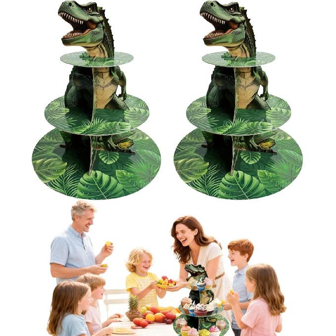 3 Tier Butterfly Cupcake Stand,Suitable for Butterfly Themes – Easy to Assemble& Reble(1Butterfly)