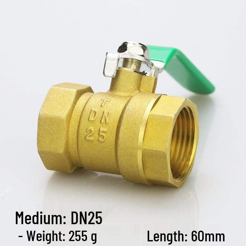 4-Point DN15 & 6-Point DN20 All-Copper Ball Valve, High-Temp Resistant, 1-Inch & 2-Inch, for Tap Water.