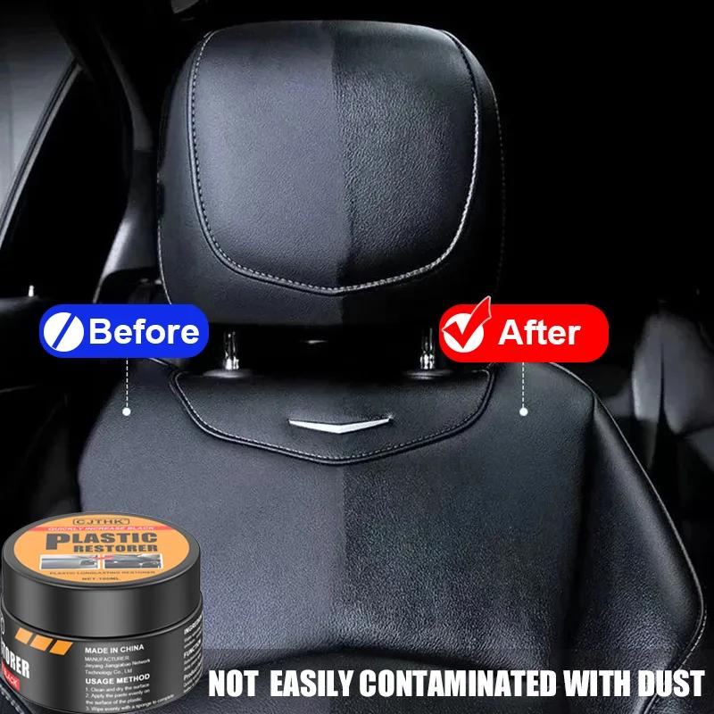 Universal Leather and Plastic Repair Polishing Wax - Automotive Interior Reconditioning Cream for Leather/plastic/rubber Care