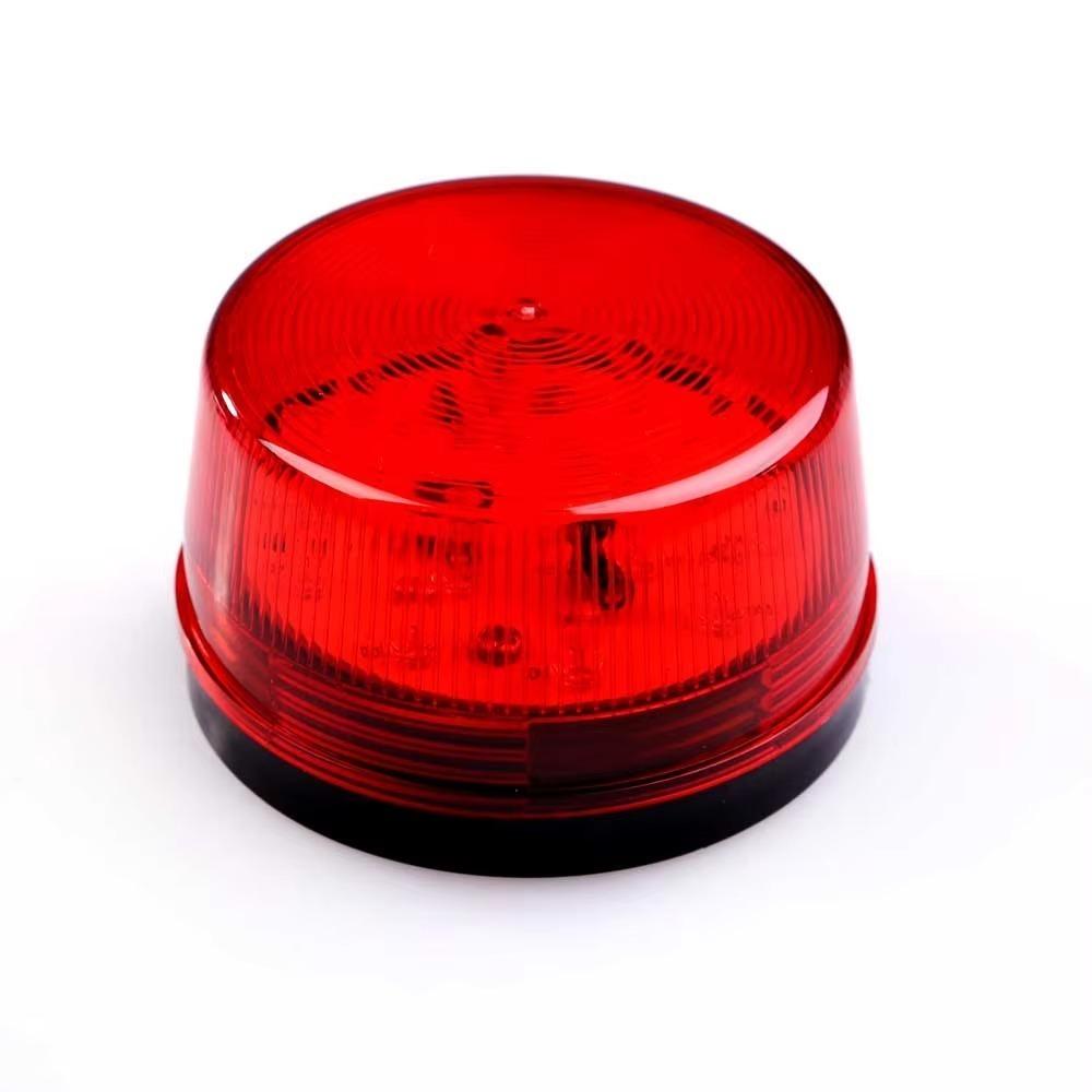 Feu clignotant LED de sécurité Rouge Lampe de signalisation d'alarme antivol Engins de chantier