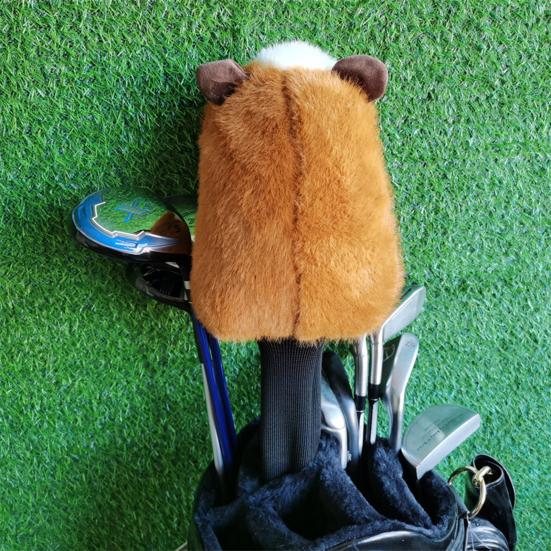 Guinea Pig Golf Club Headcover Plush Animal Wood Driver Head Protector Cover Golf Accessories Men Women Golfer Gift