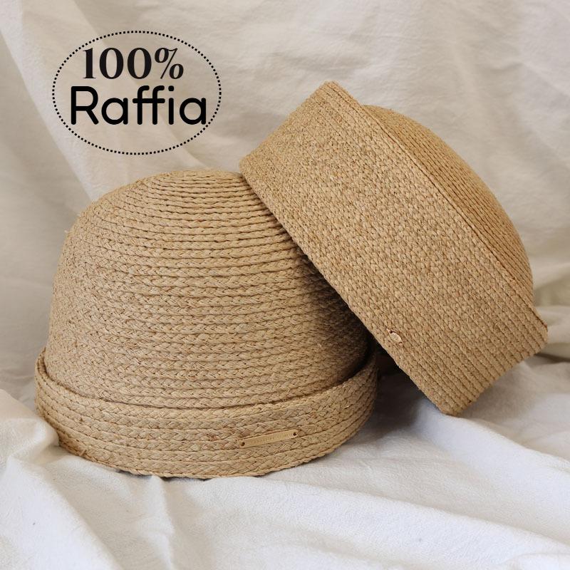 Garden Supplies My Women's 2026 Elegant Vintage 100% Raffia Sun Hats Summer Vacation Fedoras Berets French Minimalist Party Pillbox Hat Straw Hat