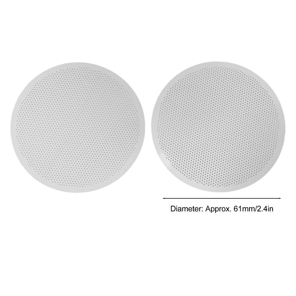 2pcs Set 2 Pieces Set Coffee Puck Screen Stainless Steel Filter For Coffee Maker