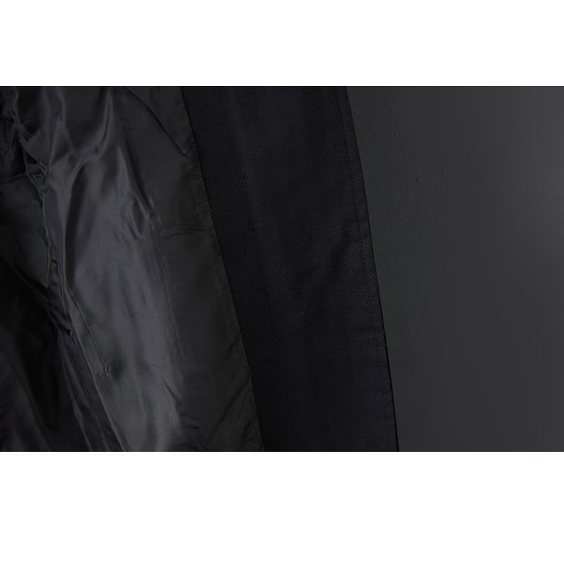 DIMANAF Plus Size Autumn Winter Women Coat Long Sleeve Jackets Vintage Casual Loose Outerwear Black Zipper